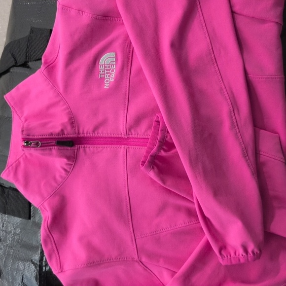 The North Face Soft Shell Quarter Zip Jacket Womens Size S Pink Lightweight - Picture 13 of 13